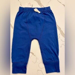 12m  blue joggers with white draw string. NWT